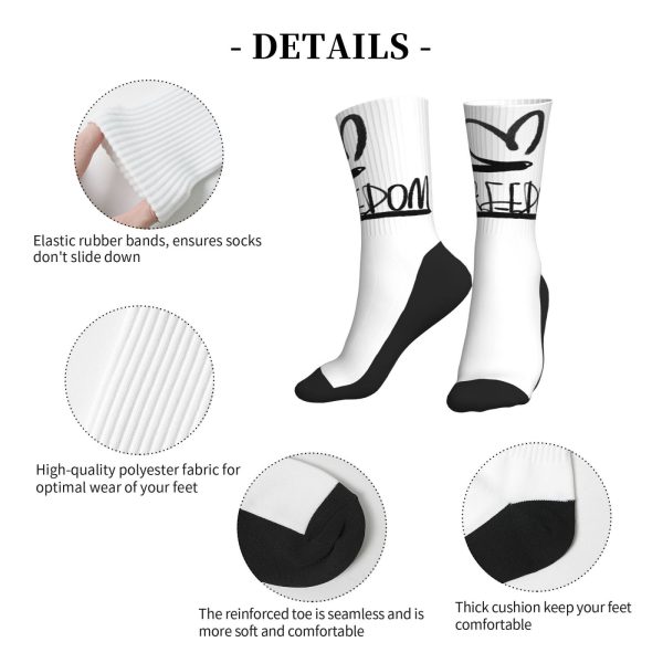 Black Sole Sports Mid-Tube Socks - Image 7