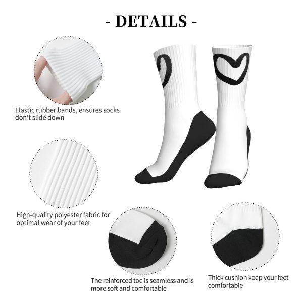 Black Sole Sports Mid-Tube Socks - Image 7