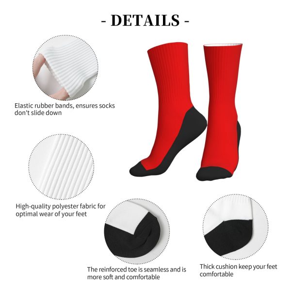 Black Sole Sports Mid-Tube Socks - Image 7