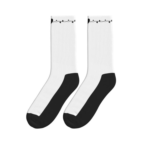 Black Sole Sports Mid-Tube Socks - Image 4